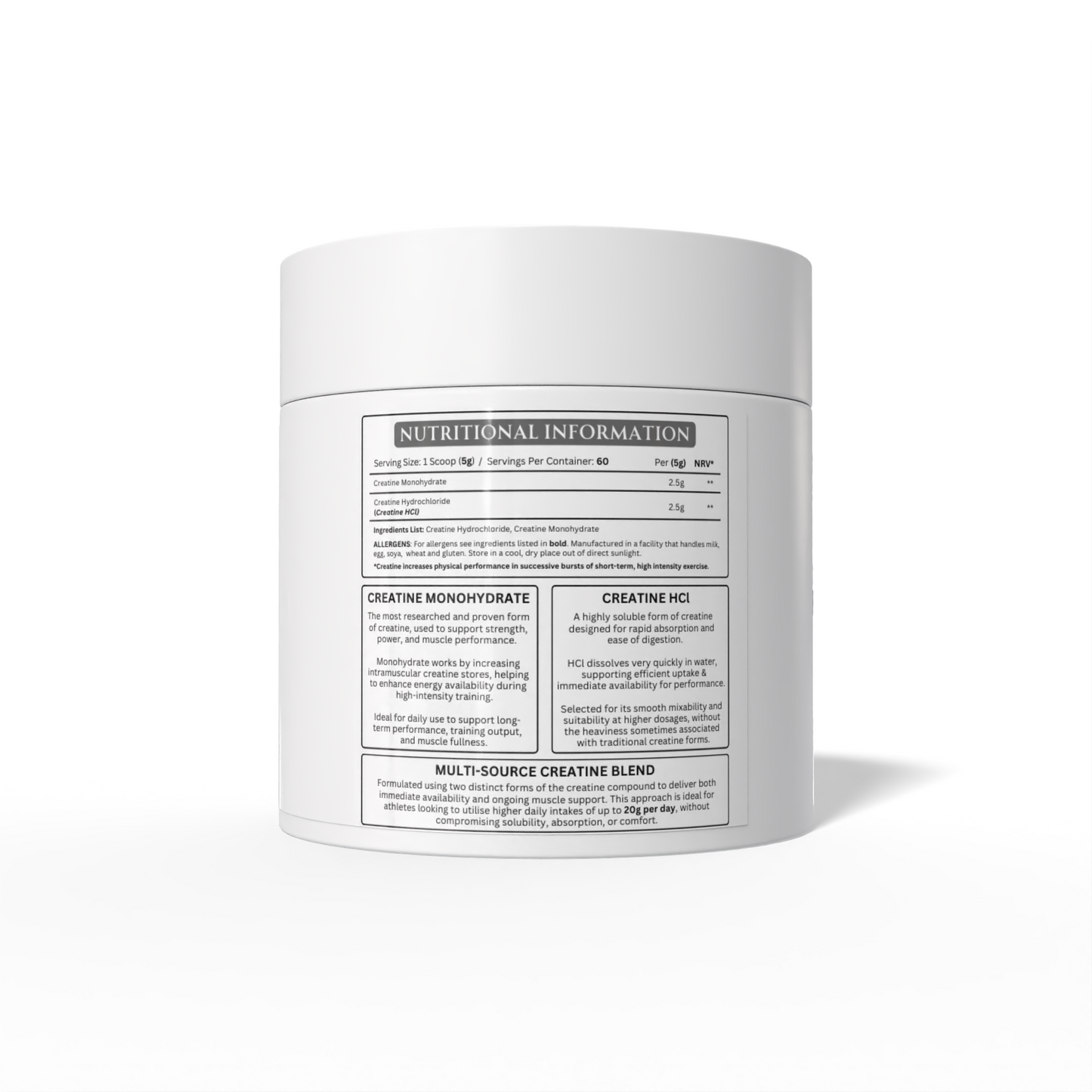 Dual Creatine